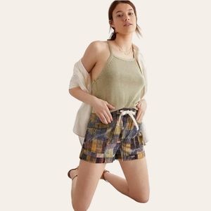 Anthropologie Pilcro Heirloom Tie-Dye Plaid Shorts 💕